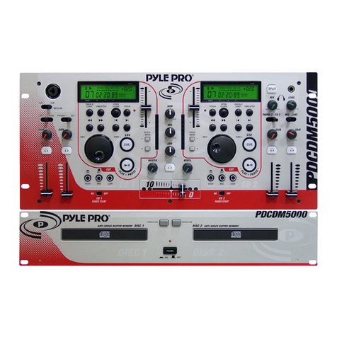 Pyle Pro PDCDM5000 User manual