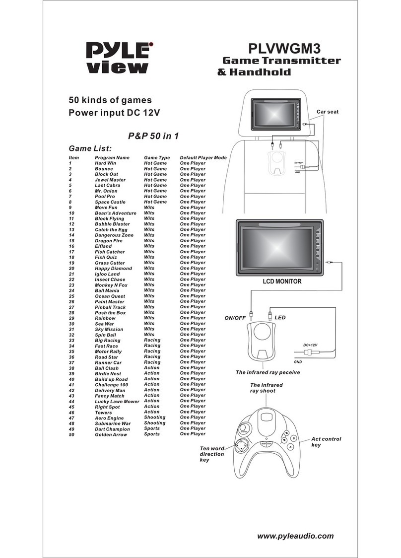 Pyle view PLVWGM3 Manual