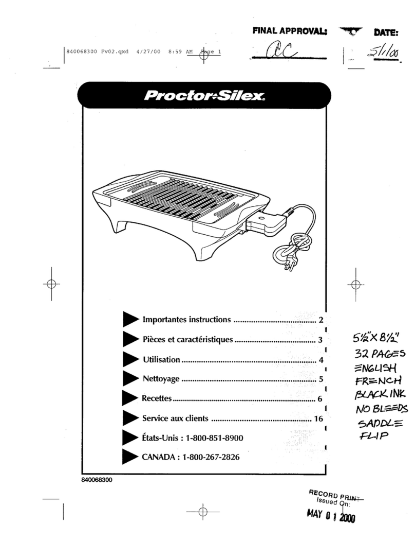 Proctor-Silex 31530 user guide