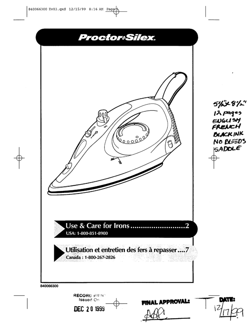 Proctor-Silex 17130 Owner's manual