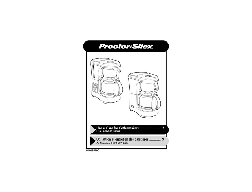 Proctor-Silex 46811 Use and care guide