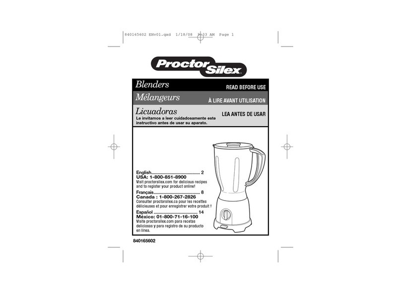 Proctor-Silex 58130N User manual