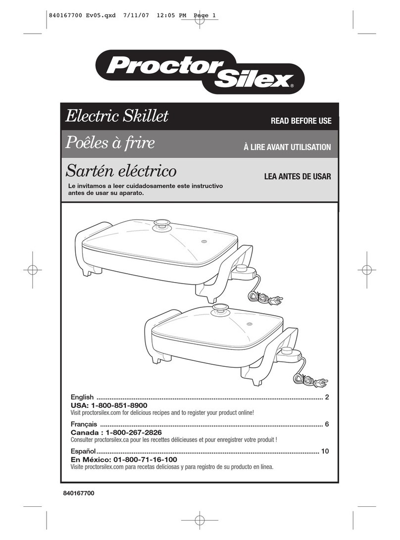 Proctor-Silex 38520G user guide