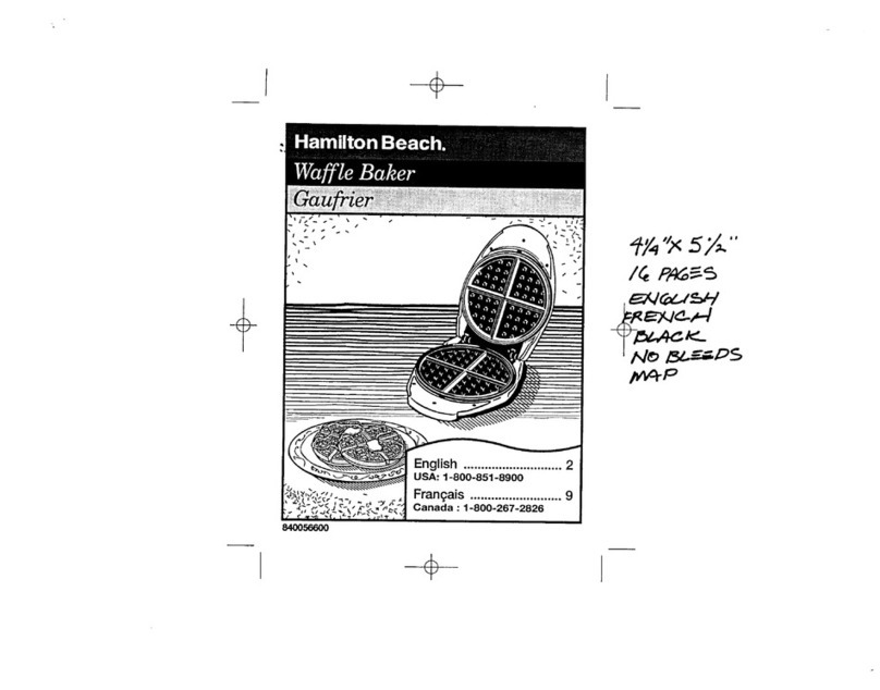 Hamilton Beach 26400 user guide