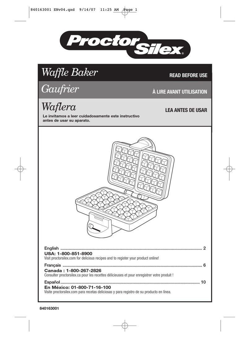 Proctor-Silex 26007 user guide