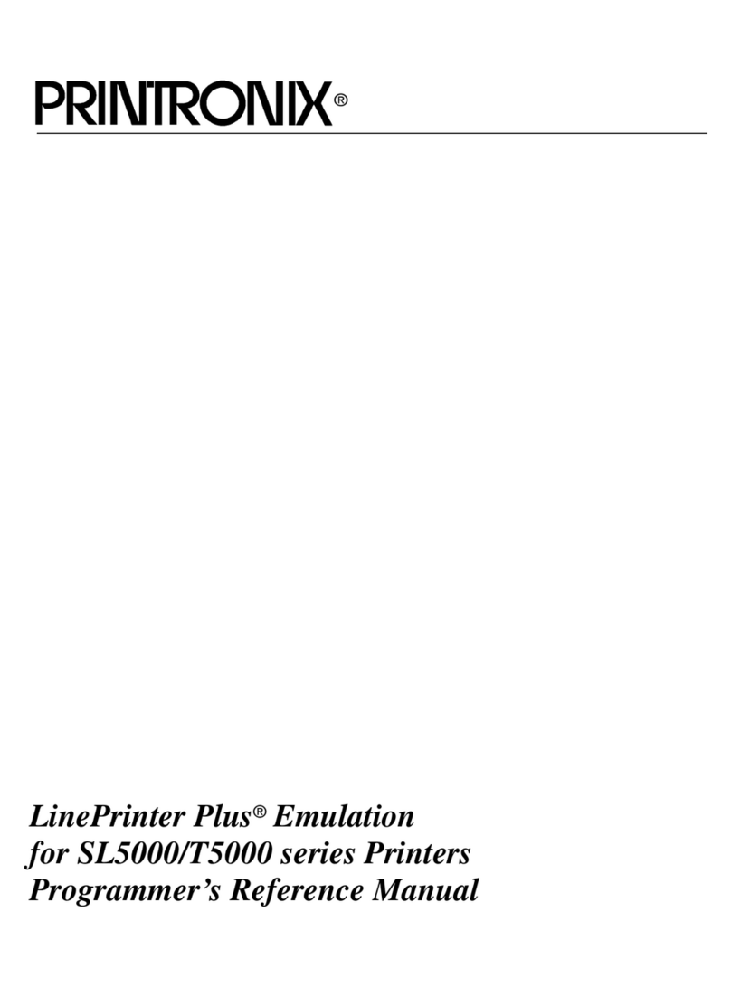 Printronix SL5000 Series User manual