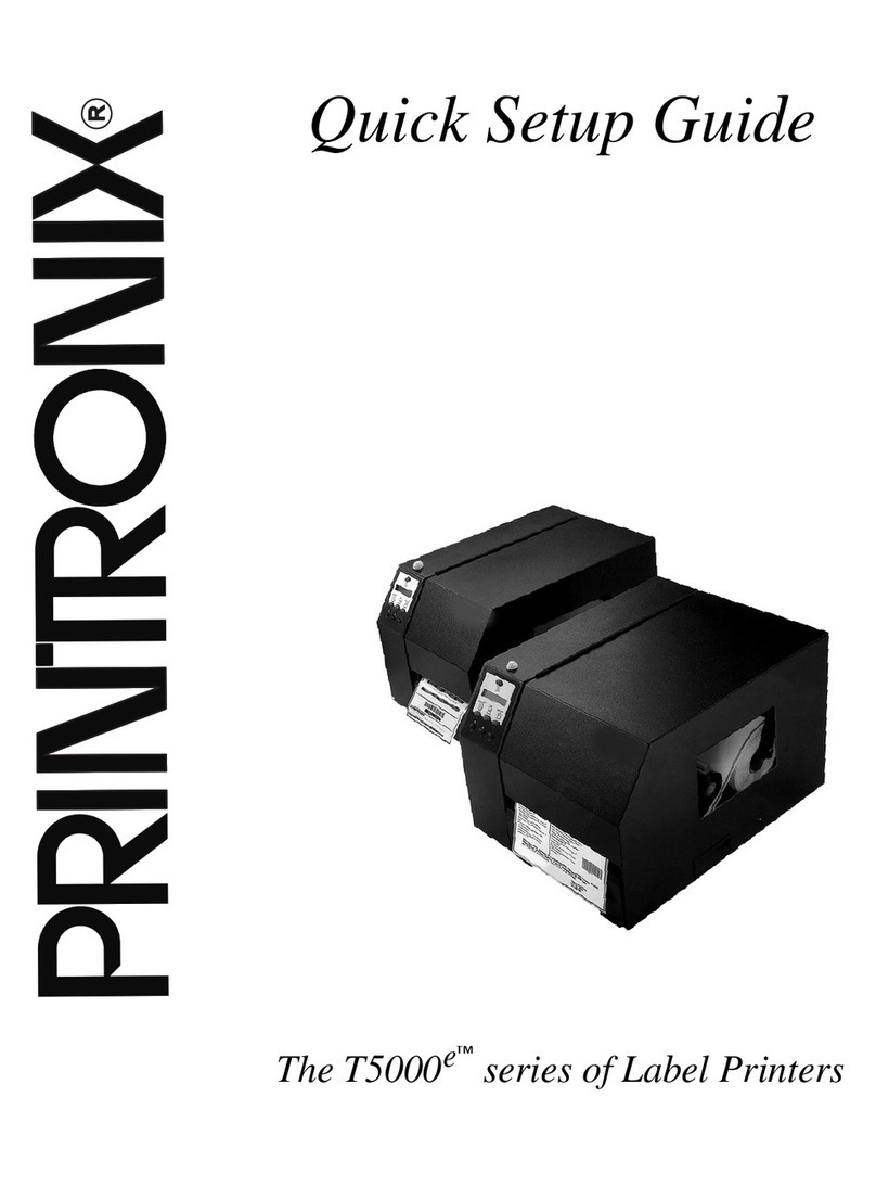 Printronix T5000e series User manual