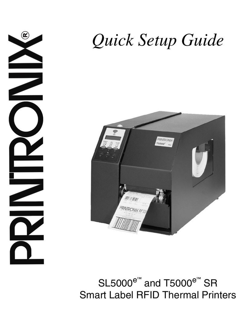 Printronix SL5000E series User manual