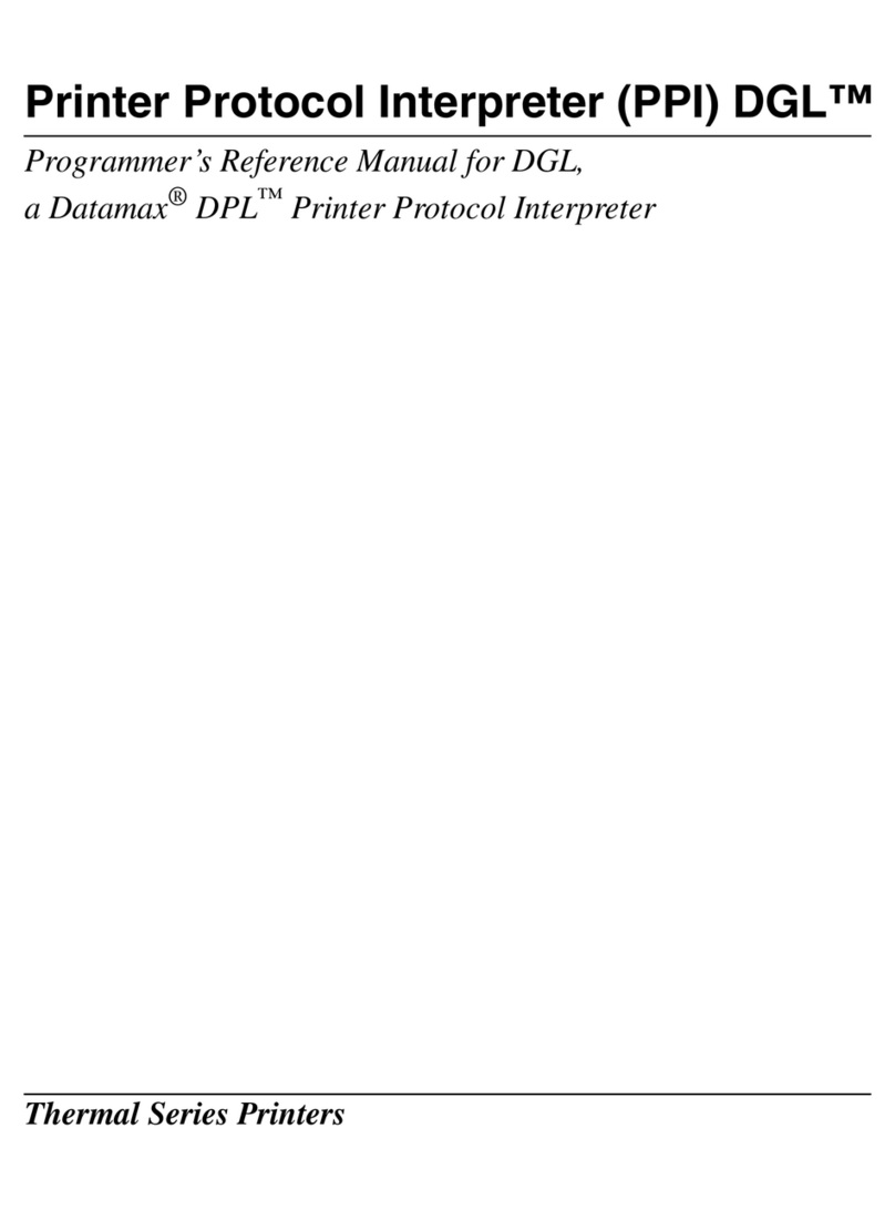 Printronix SMARTLINE SL4M Programmer's reference manual