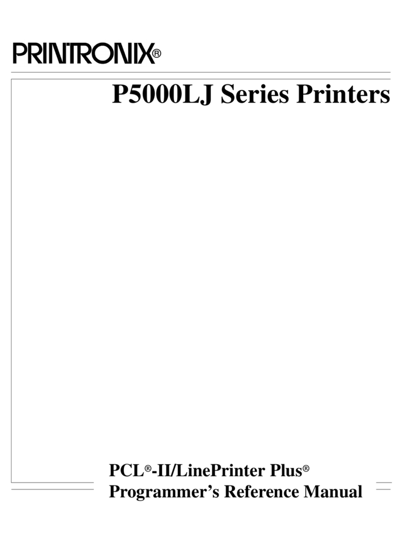 Printronix P5000LJ Series User manual