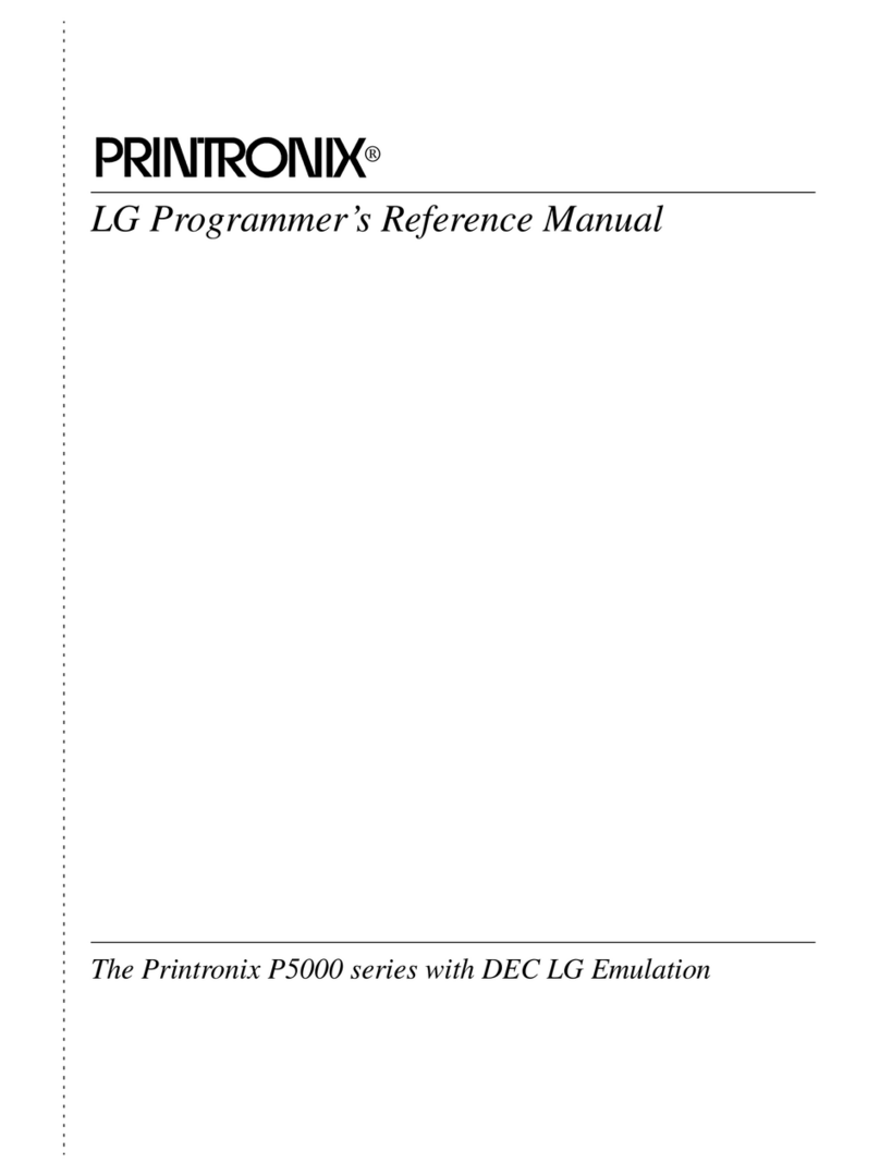 Printronix P5000 Series User manual