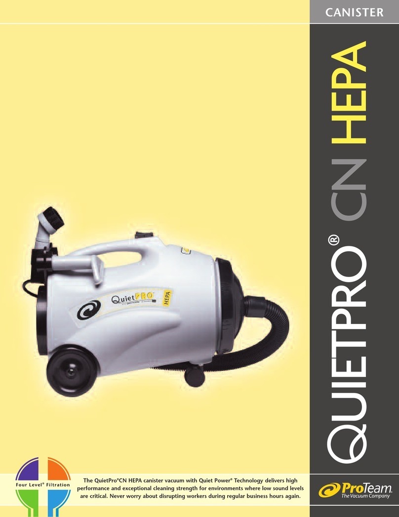 Pro-Team QuietPro CN HEPA User manual
