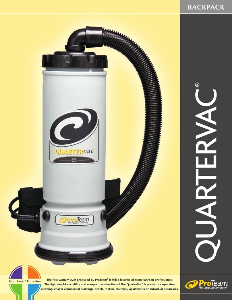 Pro-Team QuarterVac Specifications