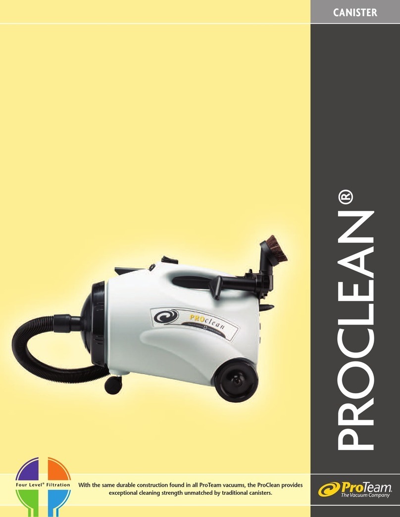 Pro-Team ProClean Specifications