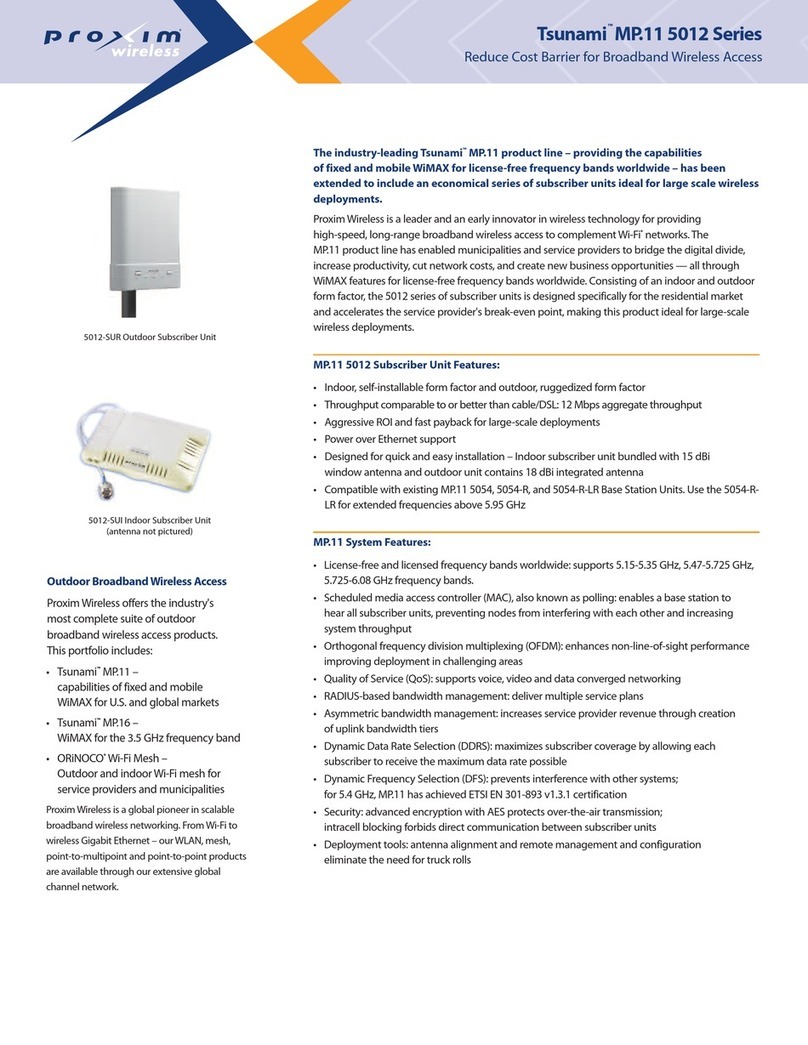 Proxim MP11 5012-SUI User manual