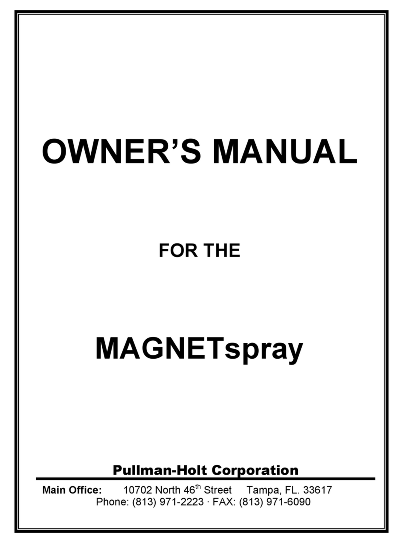 Pullman Holt MAGNETspray User manual