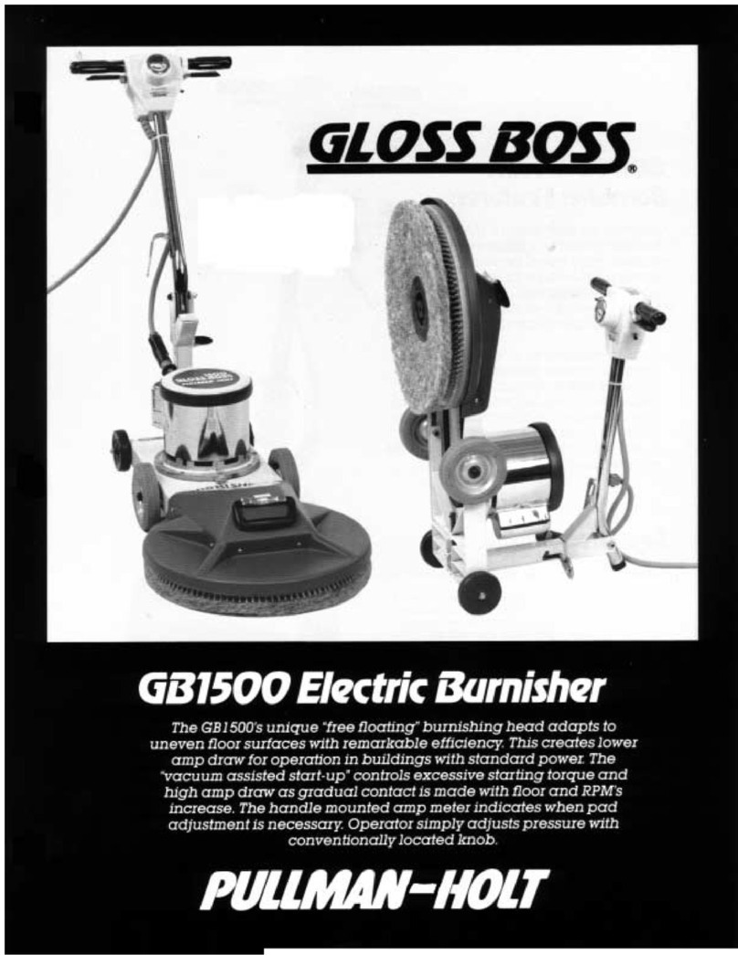 Pullman Holt Gloss Boss GB-1500 User manual Pullman Holt Gloss Boss GB-1500 User manual