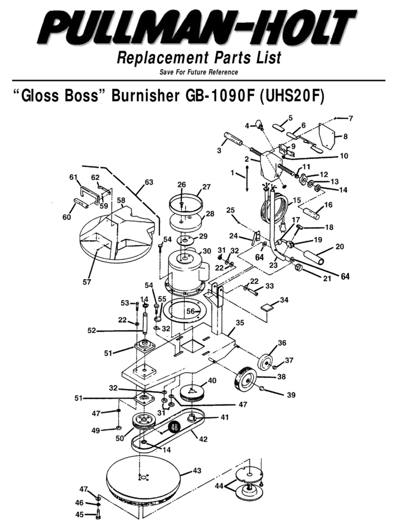Pullman Holt Gloss Boss GB-1090F Application guide Pullman Holt Gloss Boss GB-1090F Application guide
