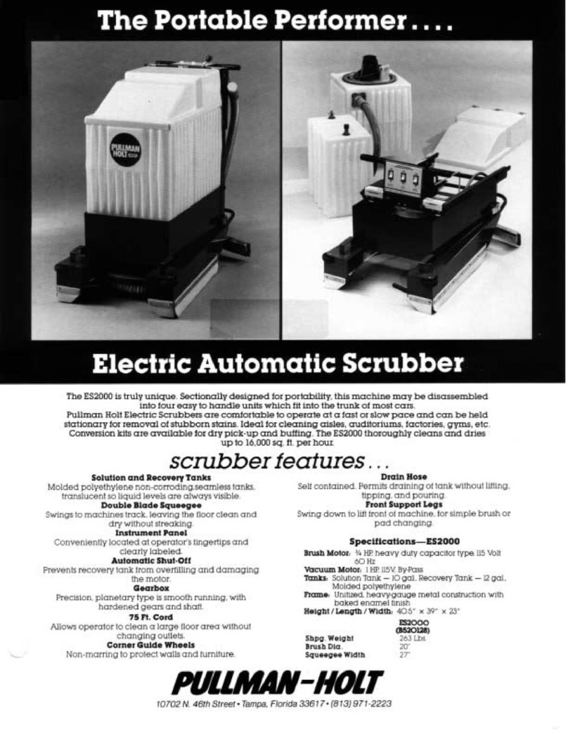Pullman Holt ES2000 User manual Pullman Holt ES2000 User manual