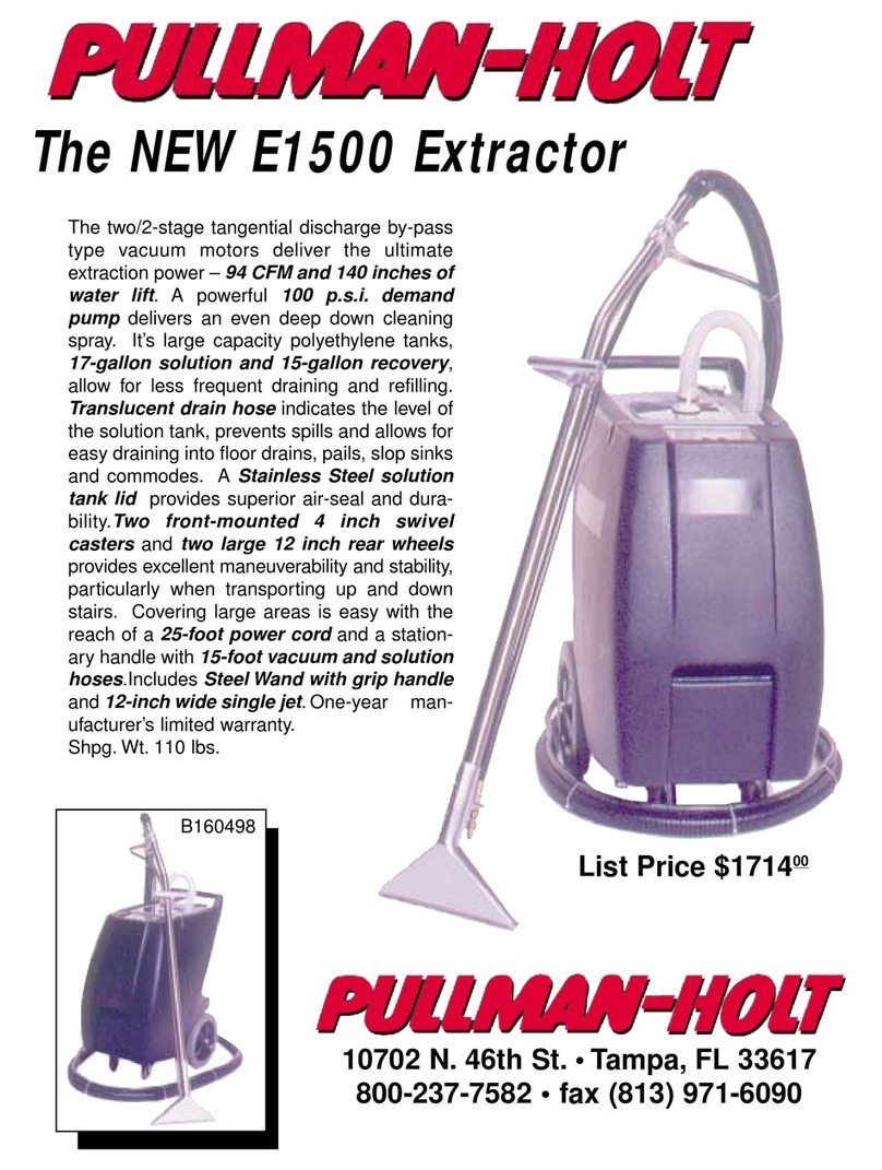 Pullman Holt E1500 User manual