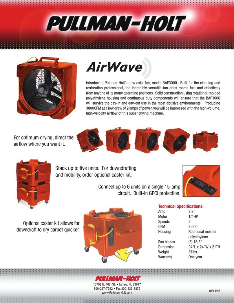 Pullman Holt AirWave BAF3000 User manual