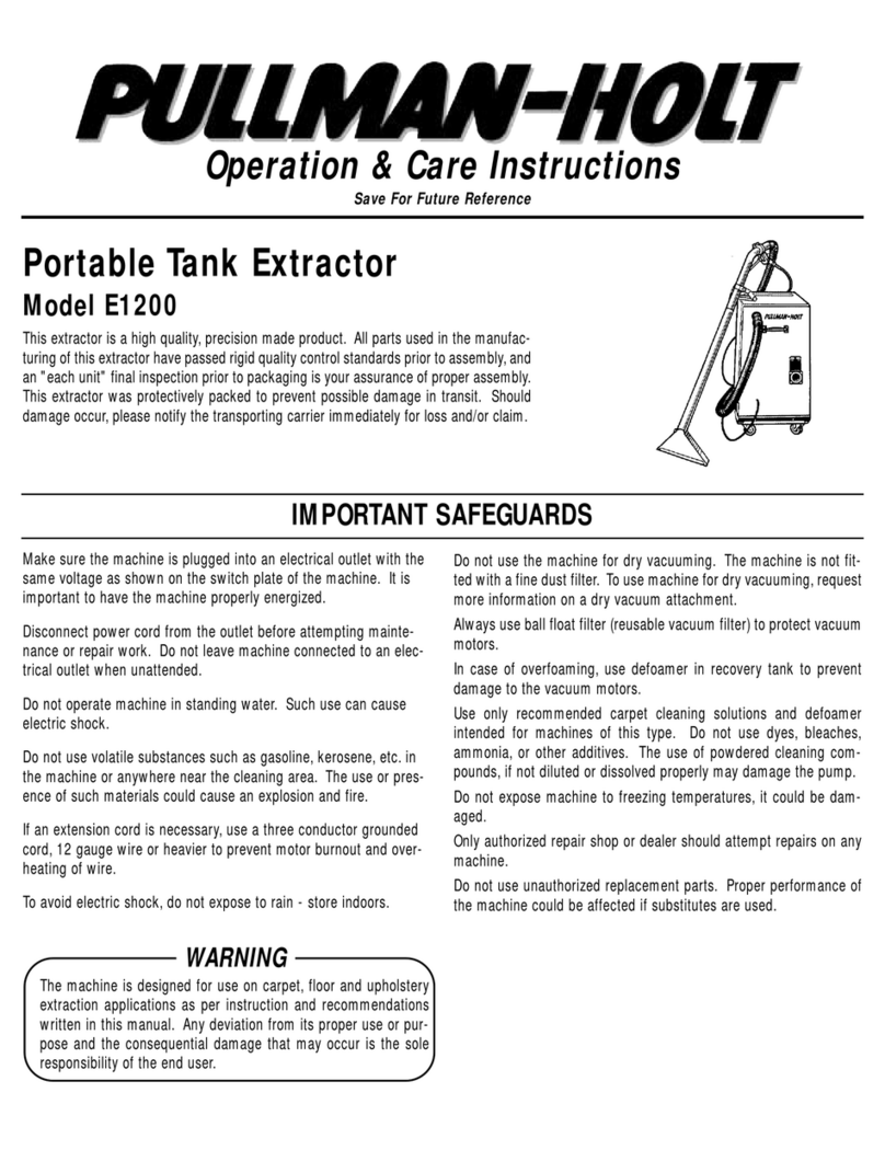 Pullman Holt E1200 Installation guide Pullman Holt E1200 Installation guide