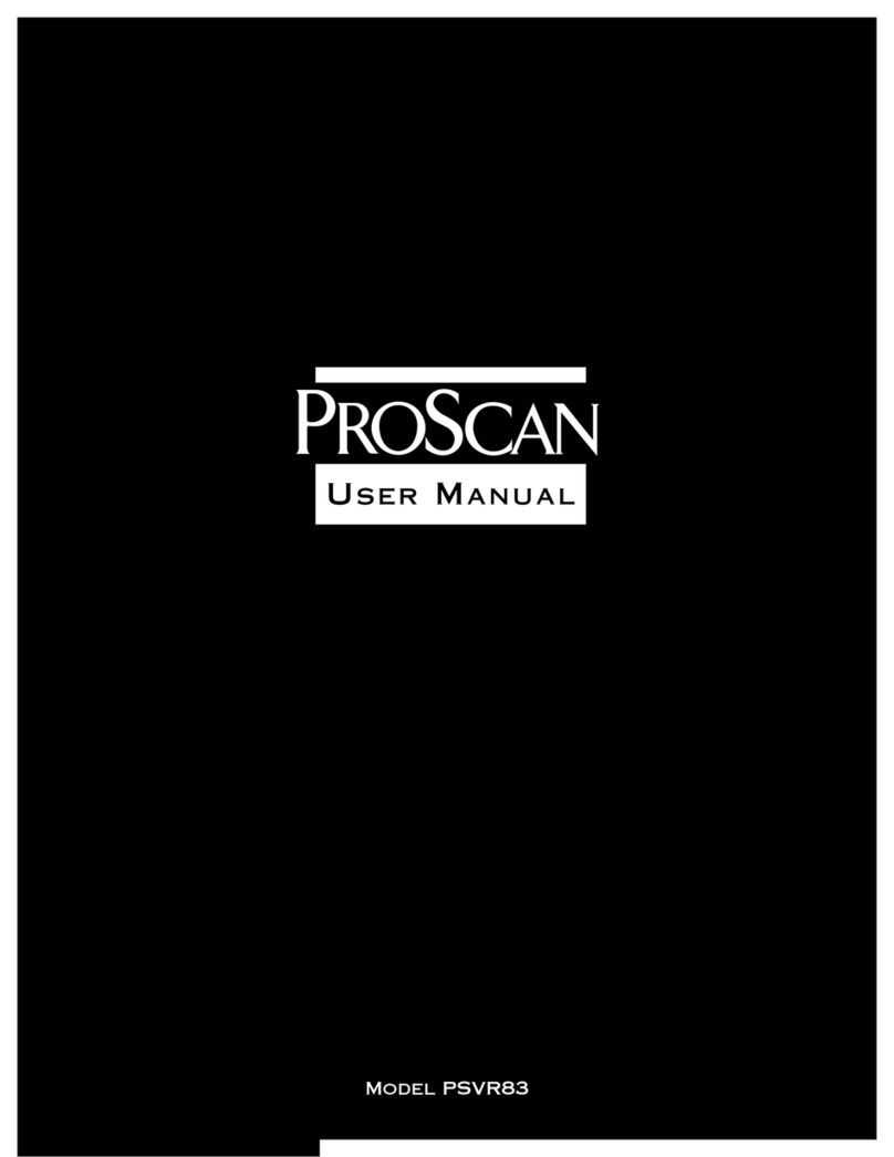 ProScan PSVR83 User manual ProScan PSVR83 User manual