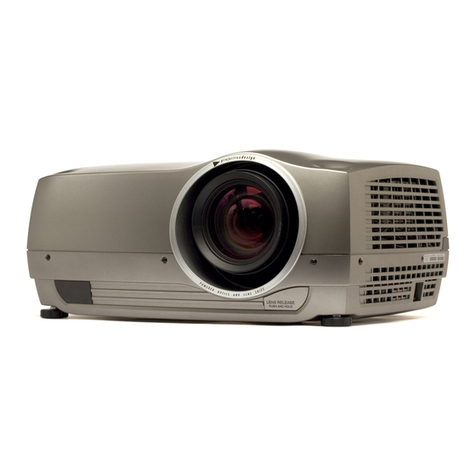 Projectiondesign F3 xga Manual