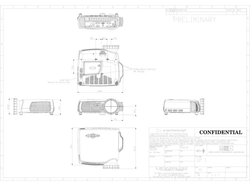 Projectiondesign cineo Manual