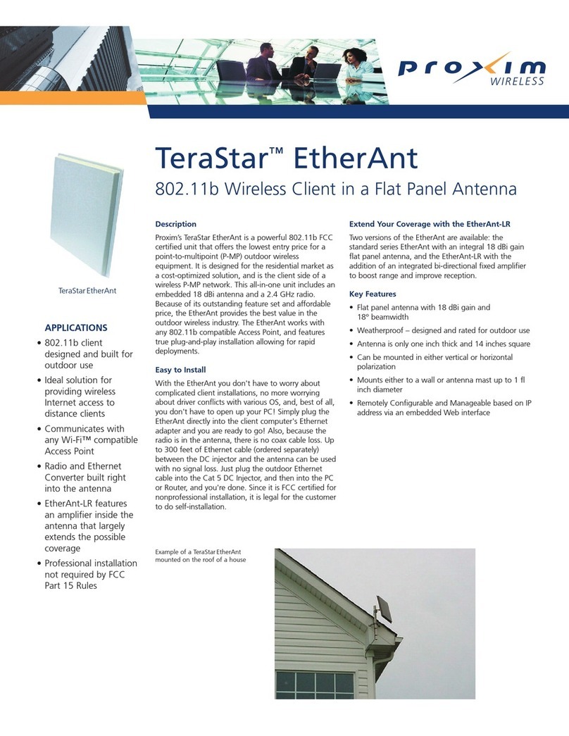 Proxim TeraStar EtherAnt User manual