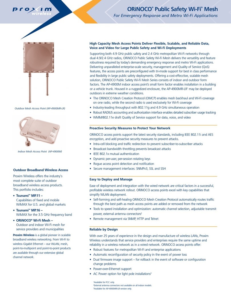 Proxim ORiNOCO AP-4000M User manual