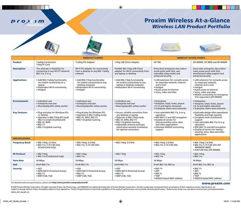 Proxim ORINOCO AP-2000 User manual