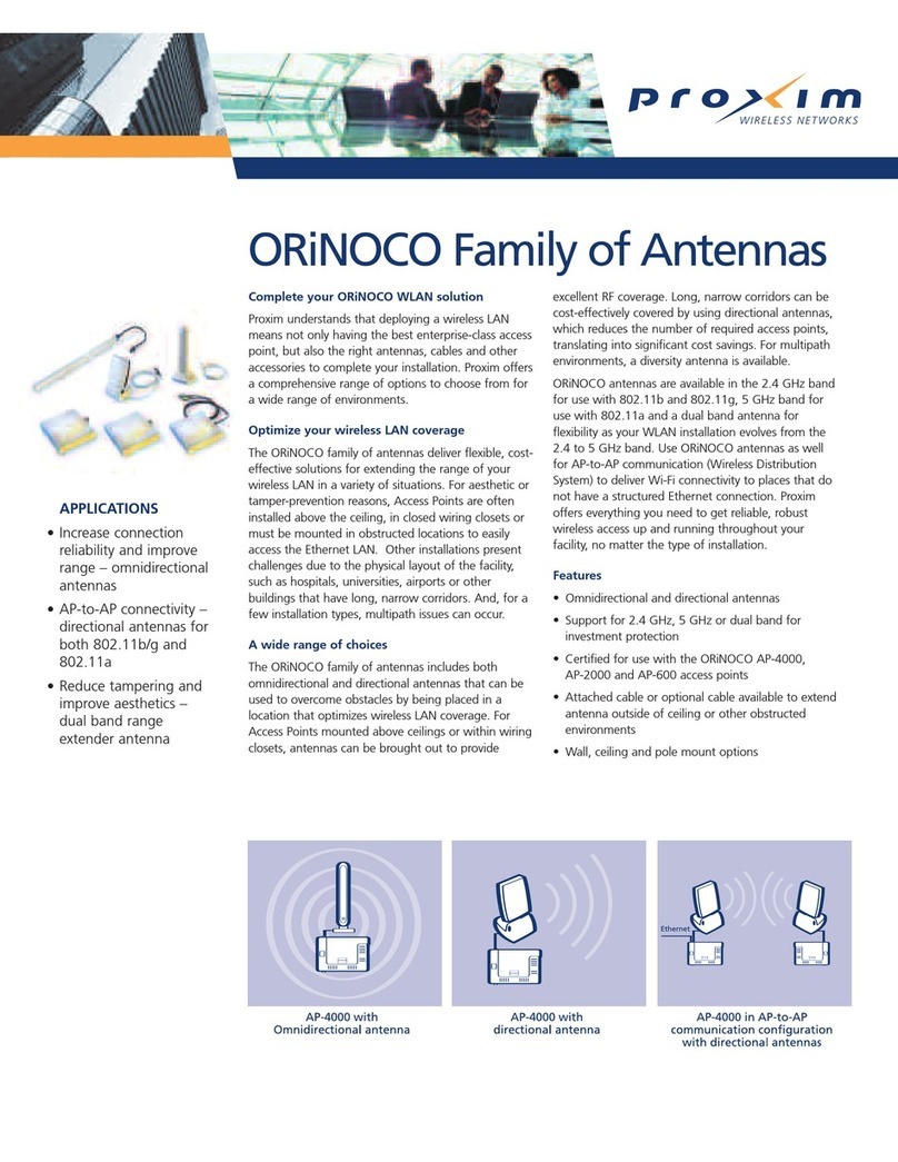 Proxim ORINOCO AP-2000 Specifications