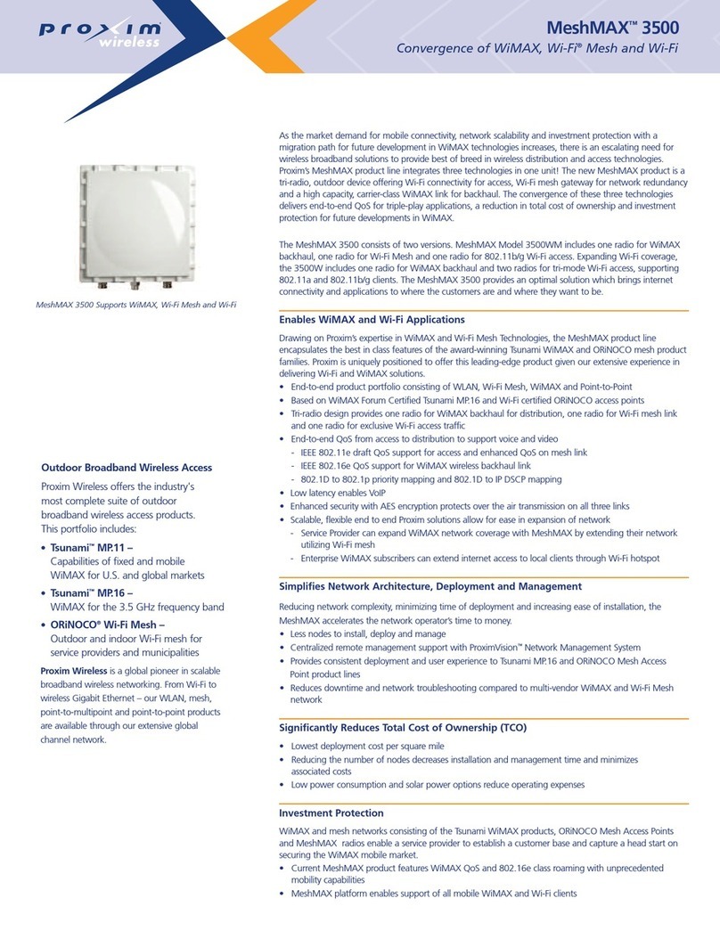 Proxim 3500W User manual