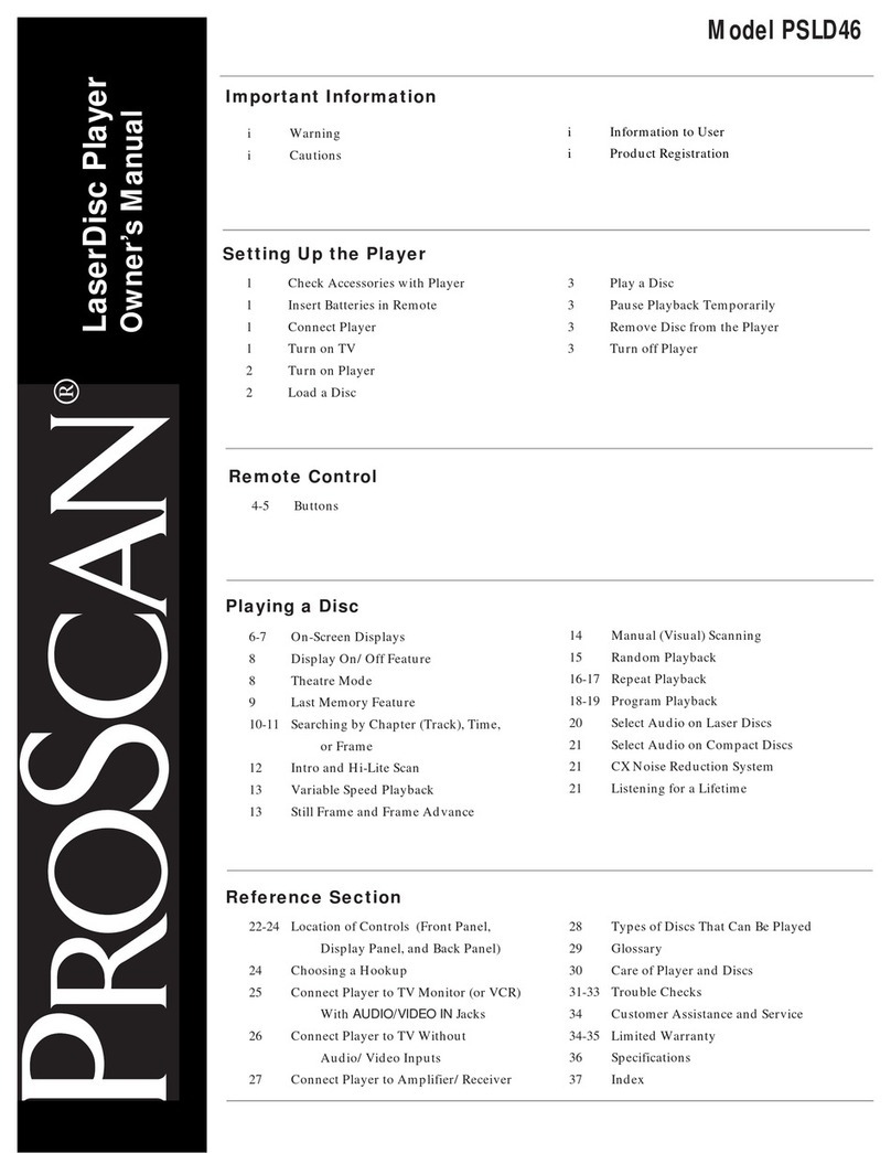 ProScan PSLD46 owner's manual