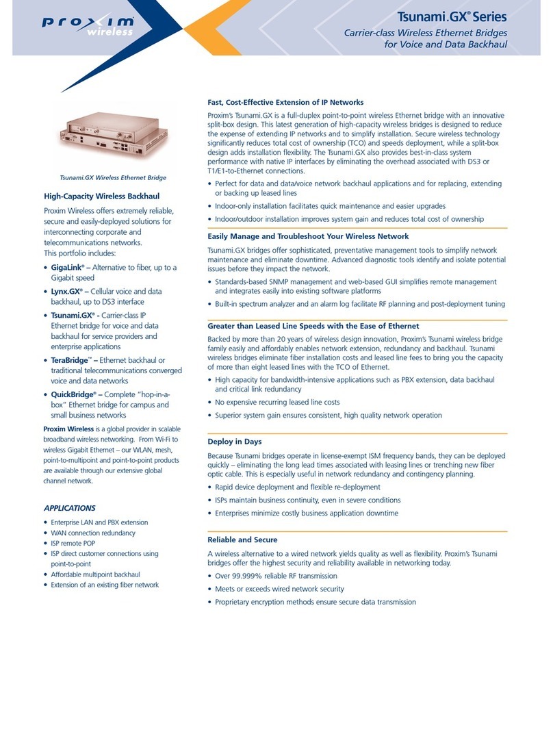 Proxim 6221e User manual