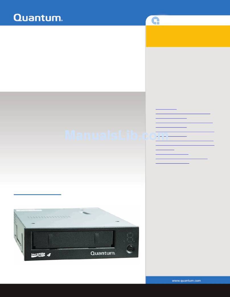 Quantum LTO-4 (Model B) User manual