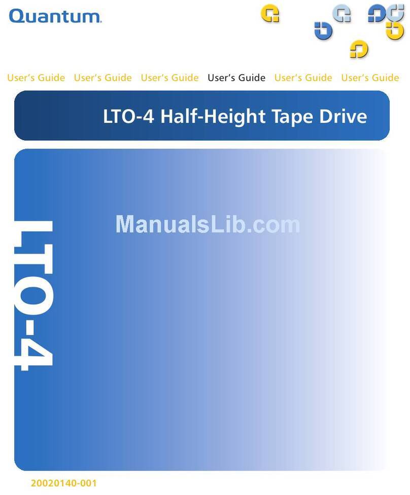 Quantum LTO-4 (Model B) User manual