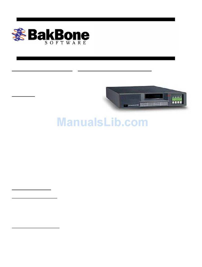 BakBone Software LTO 2 Application notes