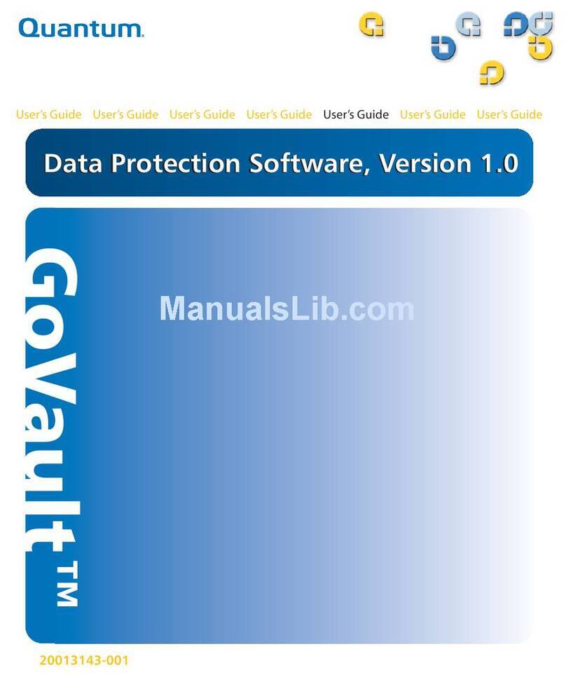 Quantum GoVault 40GB Quick start guide