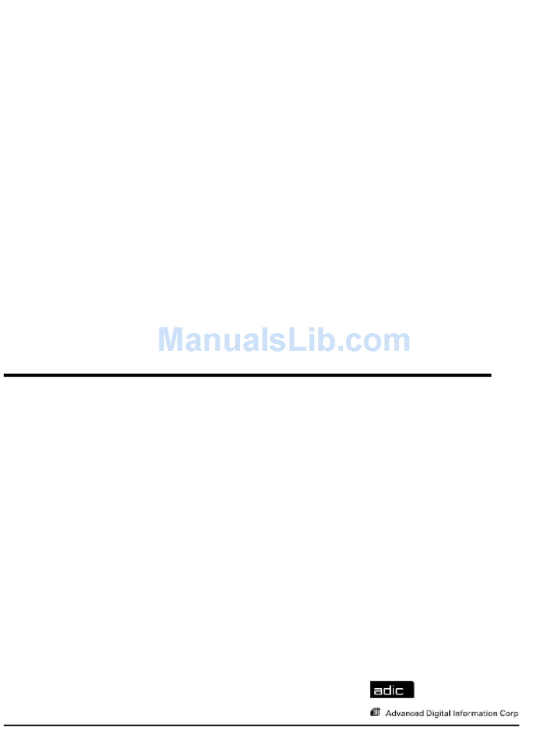 ADIC FastStor 22 Installation and operating guide ADIC FastStor 22 Installation and operating guide