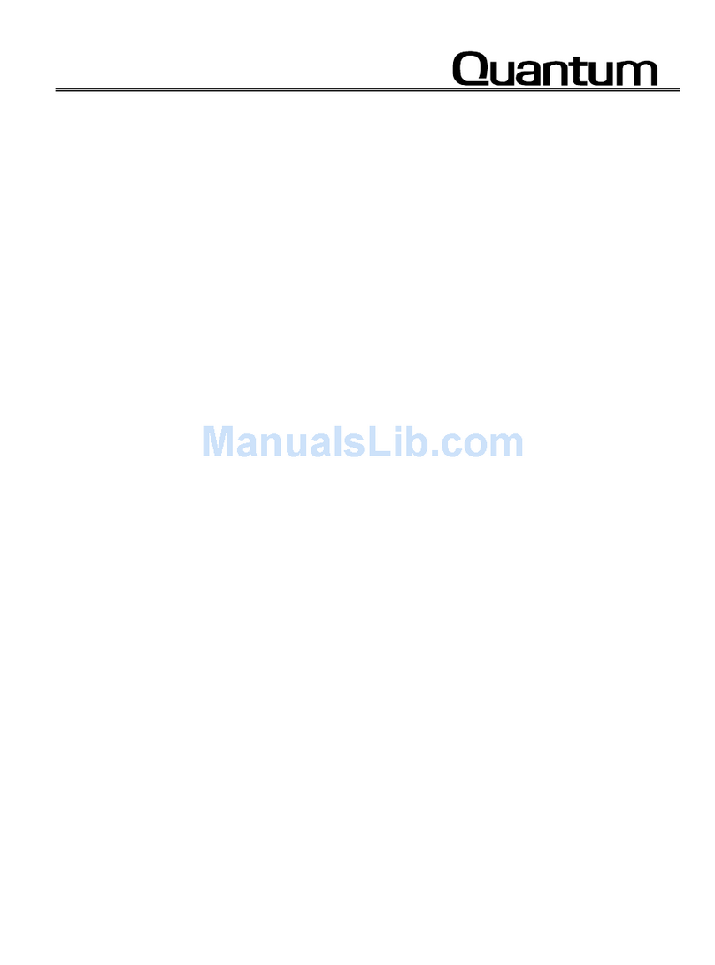Quantum DLT 2500 User manual Quantum DLT 2500 User manual