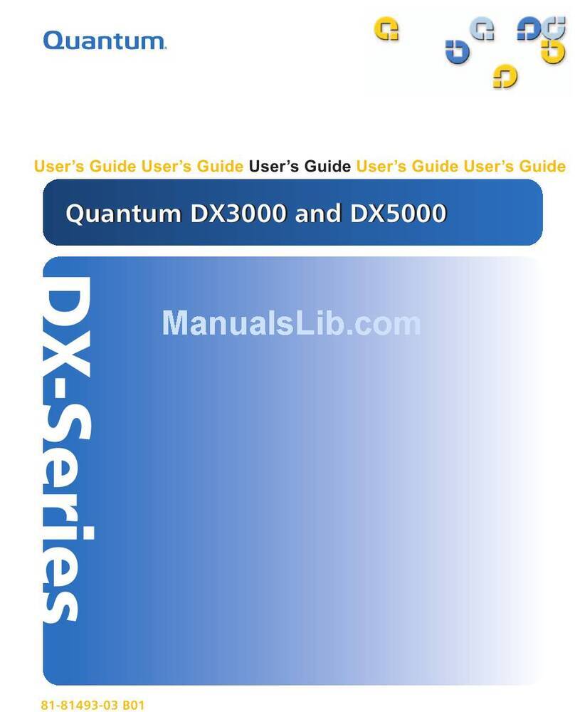 Quantum DX3000 User manual