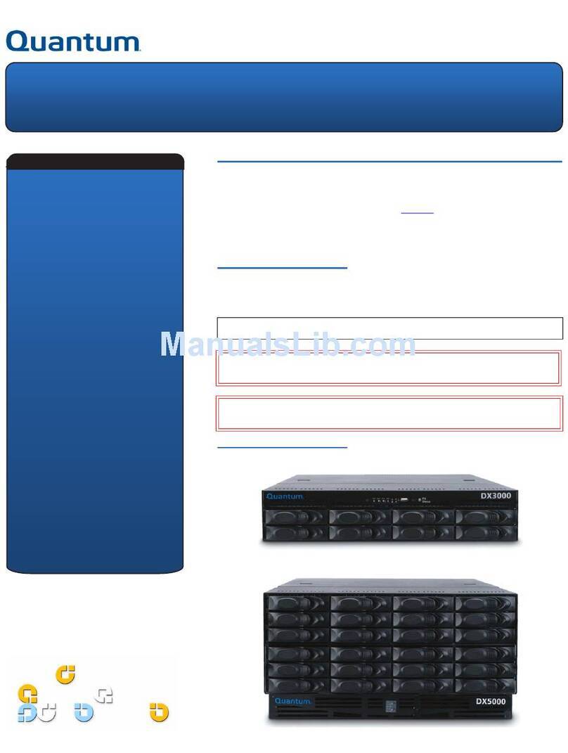Quantum DX3000 User manual