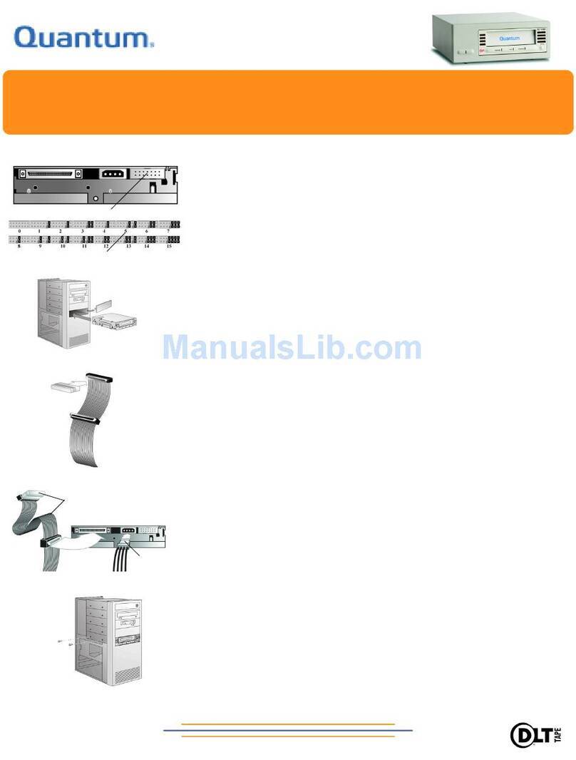Quantum ValueLoader DLT VS80 User manual Quantum ValueLoader DLT VS80 User manual