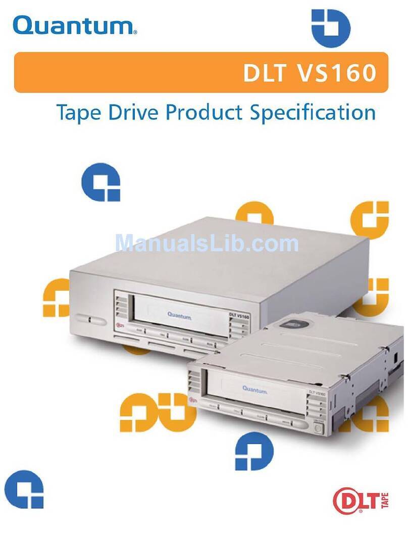 Quantum ValueLoader DLT VS160 Owner's manual