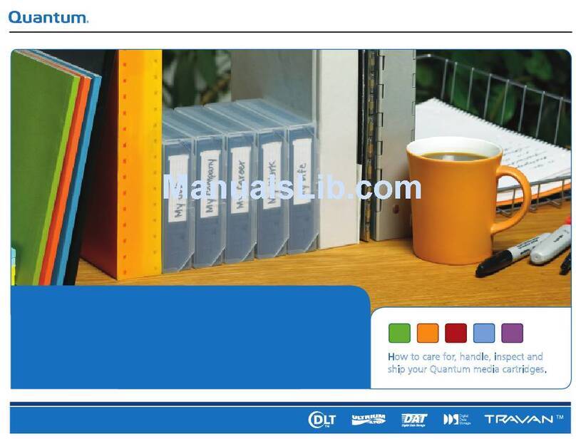 Quantum DLT-V4 User manual Quantum DLT-V4 User manual