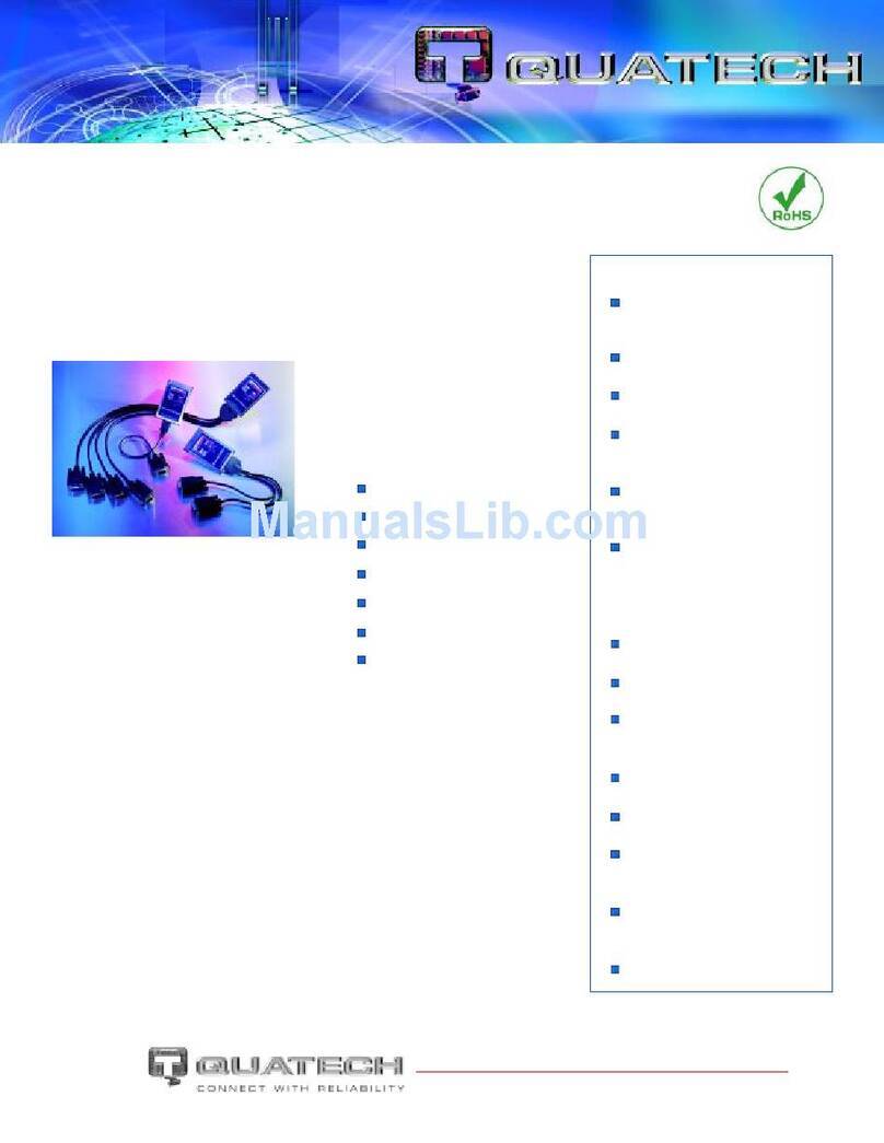 Quatech DSP-100 Specifications Quatech DSP-100 Specifications