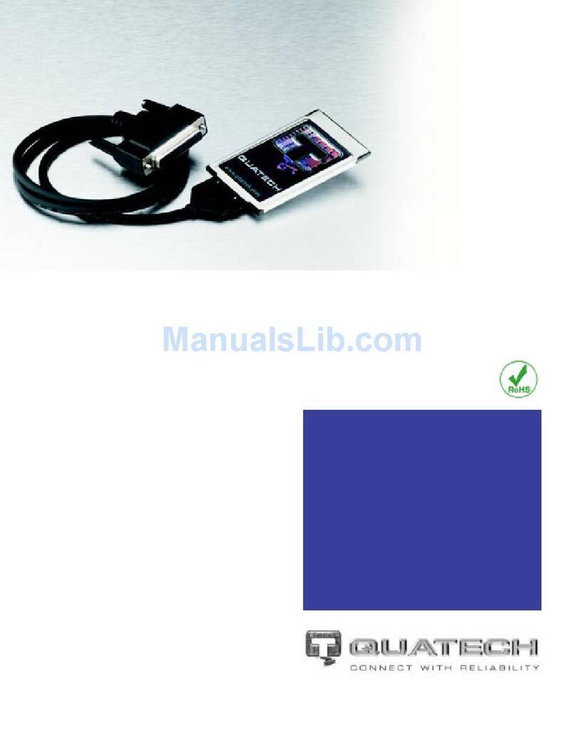 Quatech SPP-100 Specifications