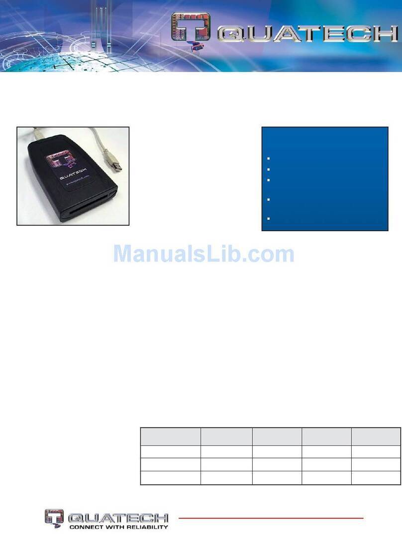 Quatech PCD-X/U132-E Specifications